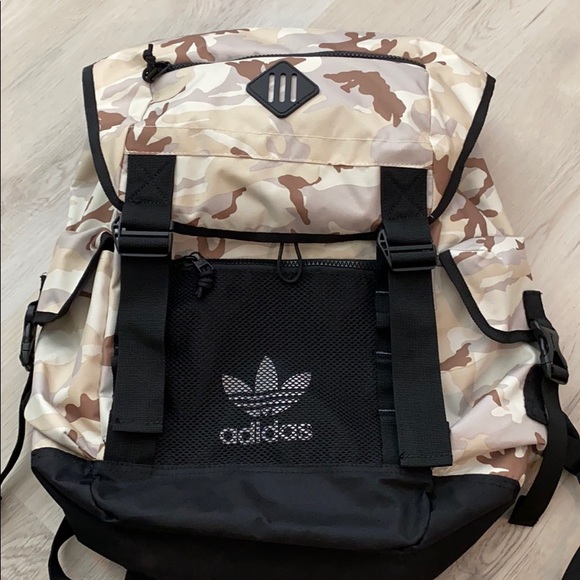 adidas tan backpack